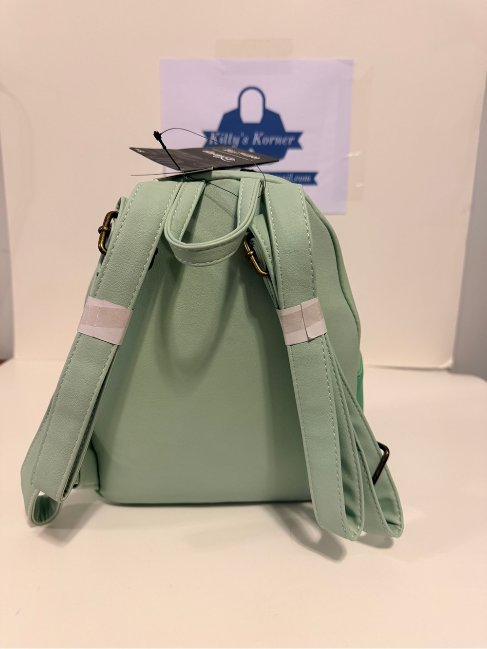 NWT Disney Loungefly Fox and the Hound Backpack - Mint Green - Picture 5 of 9